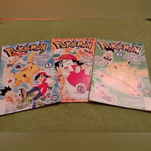 1999 Pokemon Viz Comics Volume 1 to 3